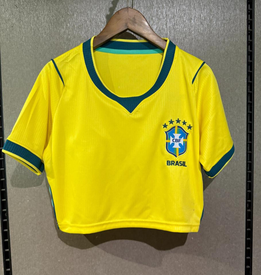 2026 Weltcup Trikot Damen Fußballtrikot Cheerleader Kurzarm Brasilien Mexiko Argentinien Deutschland Großhandel