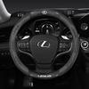 Car Anti Slip Carbon Fiber Leather Steering Wheel Cover For GX460 Ct200h IS250 ES 220D IS200 Fsport GS GX IS LS LX NX RX