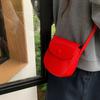 Five-color Candy Bag New Year Red Small Bag Korean Ins One-shoulder Versatile Crossbody Mobile Phone Bag Retro Saddle Bag Women