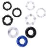 3 Pcs Cock Ring Sex Toys For Men Delay Ejaculation Lasting Durable Silicone Penis Rings Enlarge Enhance Erection Adult Supplies