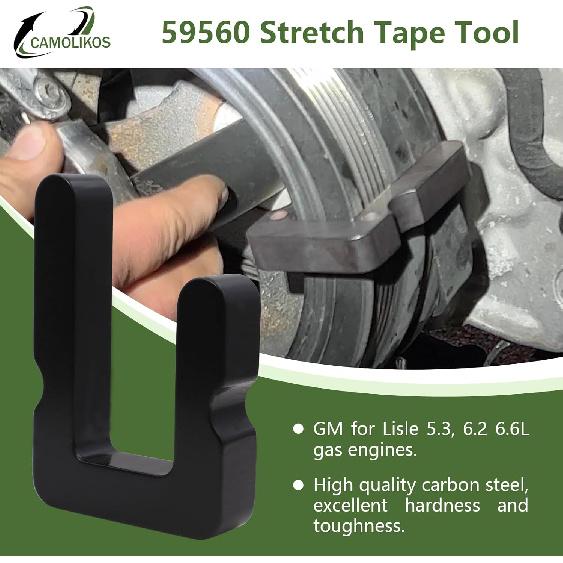 2-Sided 59560 Stretch Belt Tool for GM for Lisle 5.3, 6.2 6.6L Gas Engines