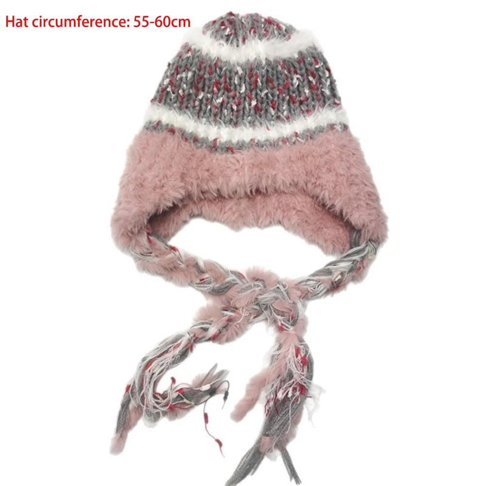 Warm Pullover Cap Knitted Beanie Hat New Knitted Hat  Autumn and Winter