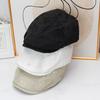 Niche design retro destruction forward hat women's new national style fashion duck tongue thin breathable face small beret