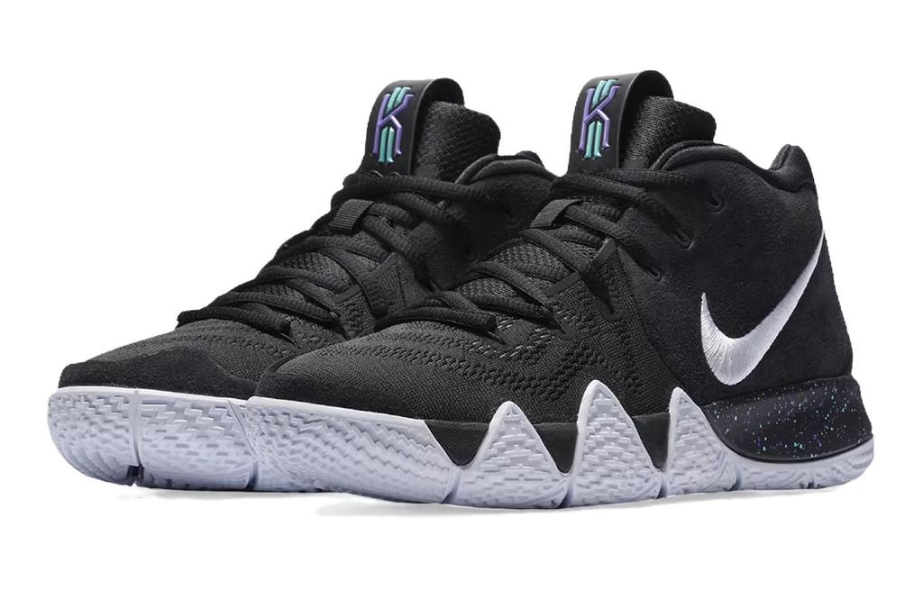 Nike Kyrie 4 Kyrie 4 Mid top Children's Basketball Shoes Black White AA2897-002