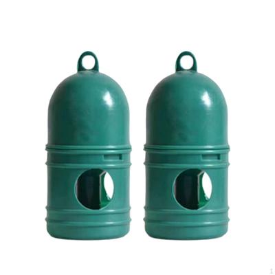 2 Pezzi Dispenser Acqua per Piccioni Bevitore per Uccelli 1L Staccabile con Manico Piccione Mangiatoia Automatica