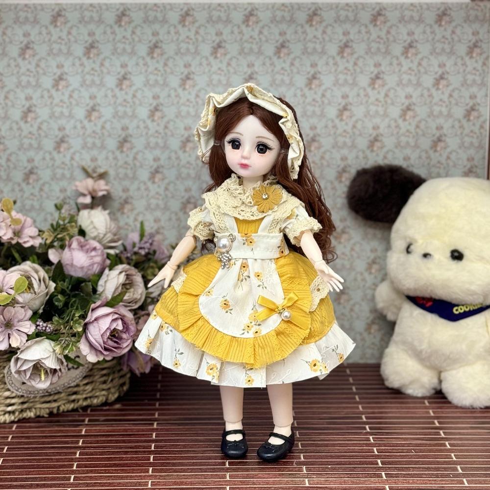 With Clothes Removable Joints Doll 3D Eyes 1/6 Bjd Dolls Hinged Doll 30cm BJD Doll  Girls Gifts