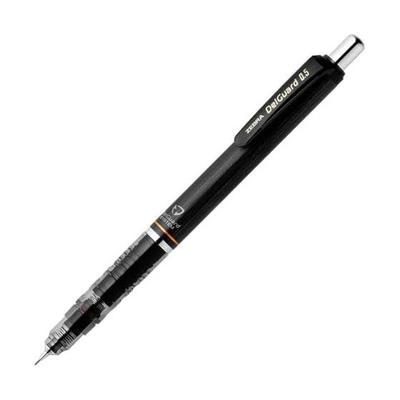 Zebra DelGuard Mechanical Pencil, 0.5mm, Black, P-MA85-N2-BK, Prevents Lead Breakage and Jamming