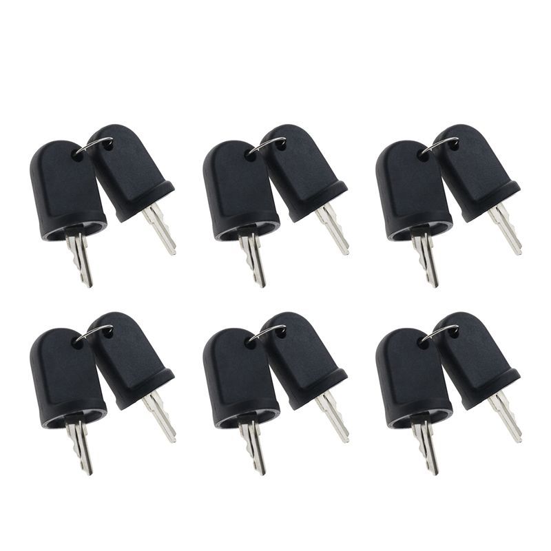 A64P-12PCS Ignition Switch Keys Compatible For EZGO RXV G&E 611282 605946 606993