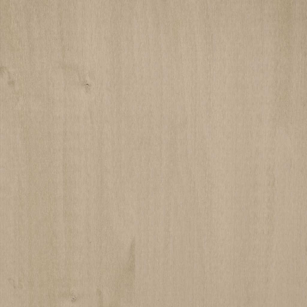 Shoe Cabinet HAMAR Honey Brown 59.5 x 35 x 117 cm Solid Pine Wood