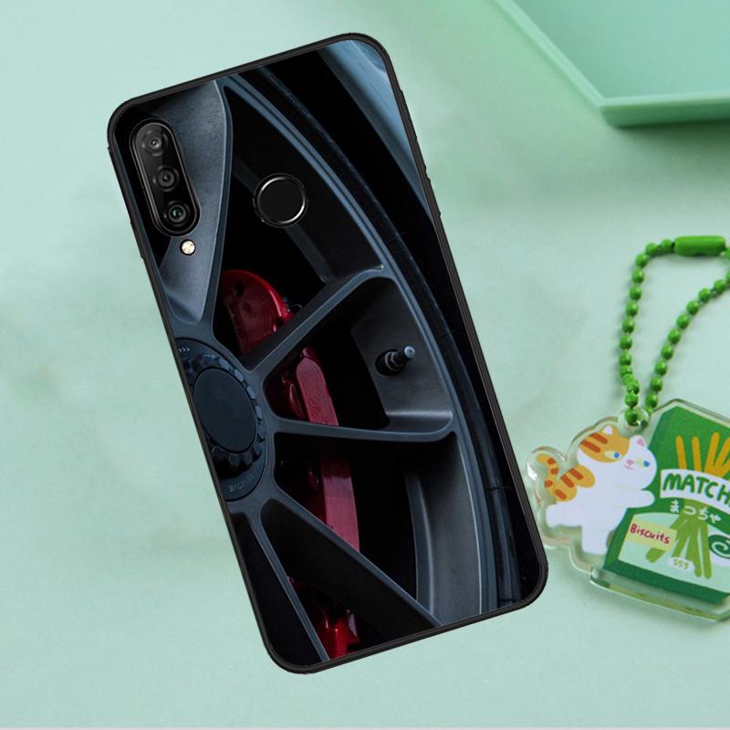 Sports Car Wheel Tire Speed For Huawei Nova 12s 12i 11i 7i 8i 9 10 SE Y91 Y90 Y60 Y70 Y72 Y61 P60 Pro P30 P40 Lite Case