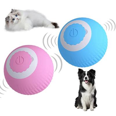1/2pcs Cat Interactive Ball Smart Cat Toys Electronic Interactive Dog Toy Automatic Rolling Magic Ball Teasing Game Accessories