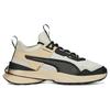 Puma Pwrframe Stoff Überlagertes Rindsleder Synthetisches Leder Bequem Vielseitig Balance Low-Top Freizeitschuhe Unisex Sneaker Grau Schwarz 390037-01