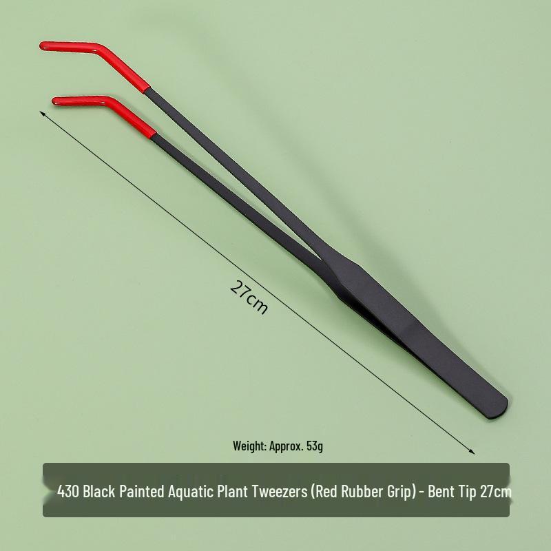 Popular Stainless Steel Tweezers with Silicone Tips for Reptile Feeding and Aquatic Plant Care