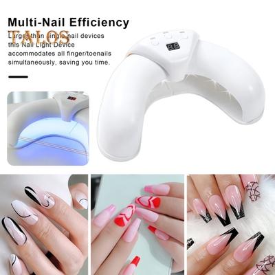 Nail Fungus Treatment Device 905nm Infrared Light 470nm Blue Light Toenail Fingernail Fungal Cleaning Onychomycosis Removal LED Therapy Lamp