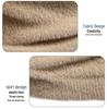 2025 Winter Men's Faux Mink Fur Round Neck Pullover Knitwear - Youth Fashion Casual Base Layer