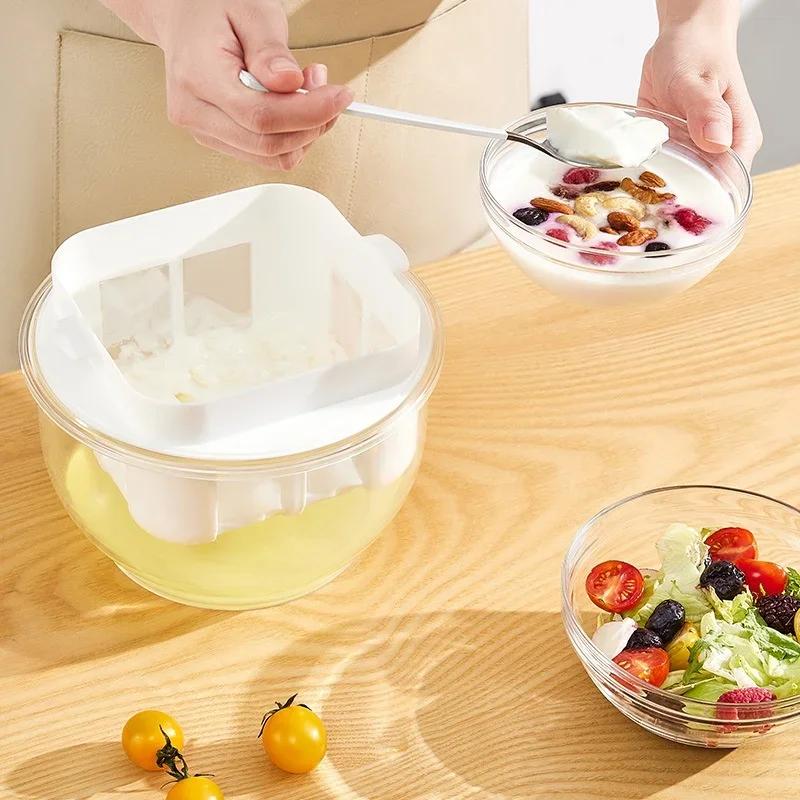 3L Sitko do jogurtu Sitko do jogurtu greckiego Maszynka do robienia Wielofunkcyjna do wyciskania soku Mleko sojowe