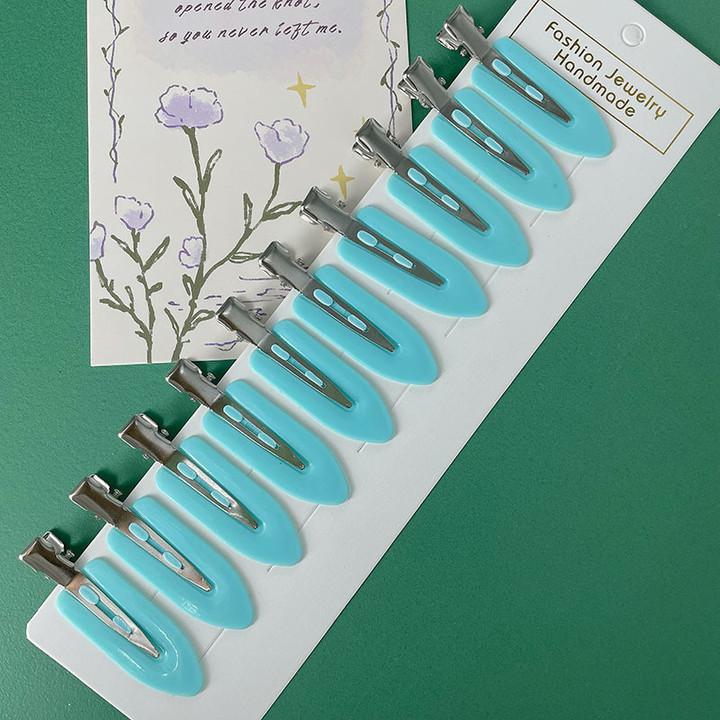 1/4/10pcs/set No Bend Seamless Hair Clips Side Bangs Barrette Makeup Washing Face Accessories Women Girls Styling Hairpins