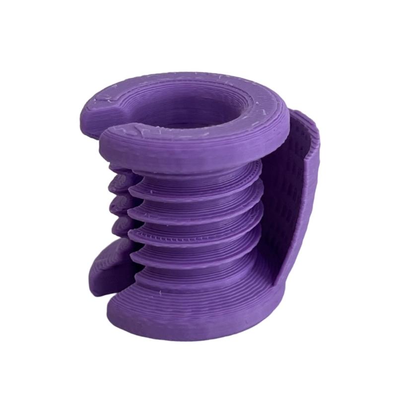 Easy to Wear Crochet Finger Protectors Plastic Elastic Comfortable for Yarn Work with Reinforced Bottom