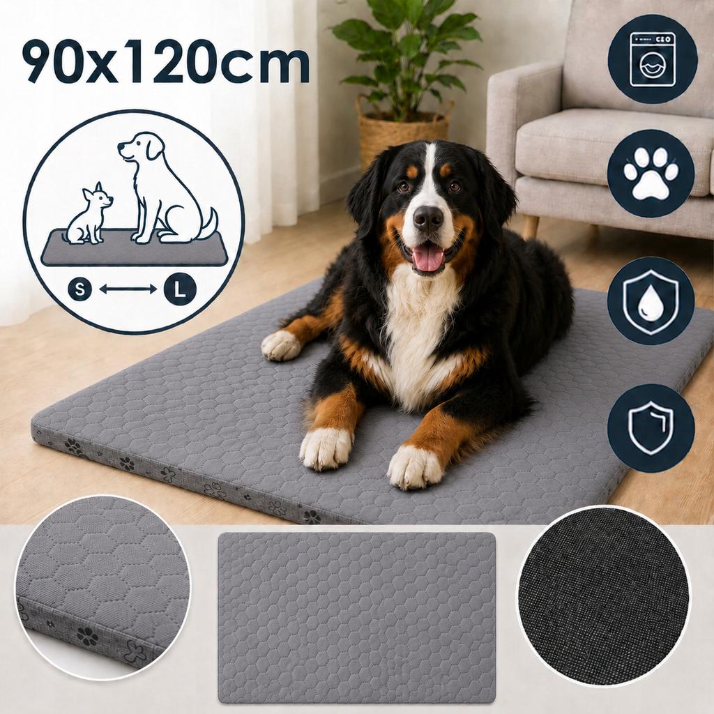[20] Dog Bed, Pet Mattress 120x90cm LLUNA120
