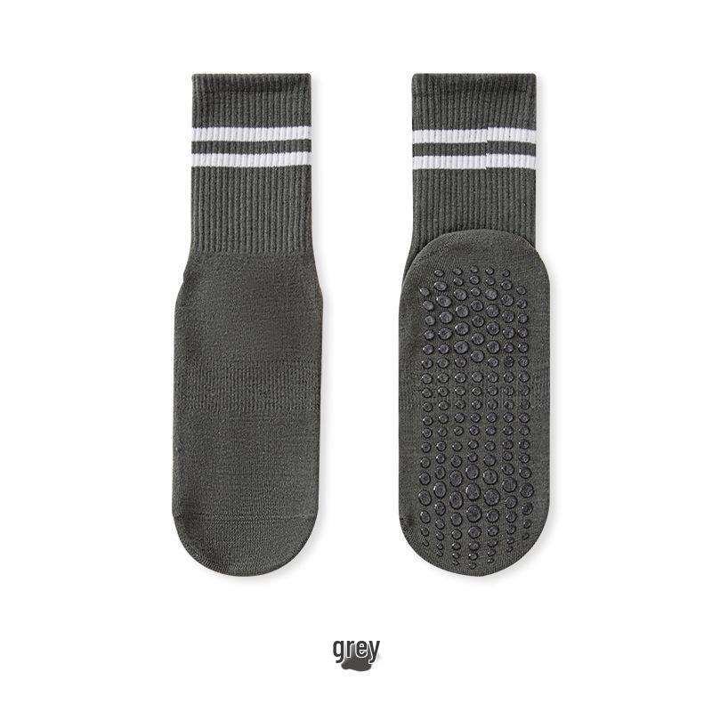 Women's Anti-Slip Mid-Calf High-Top Yoga & Pilates Socks