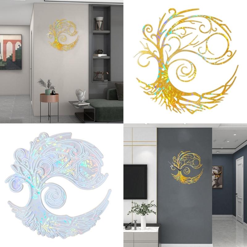 Personalized Silicone Mold for Wall Decoration Unique Wall Ornament Mold Customized Crystal Resin Wall Stickers Moulds