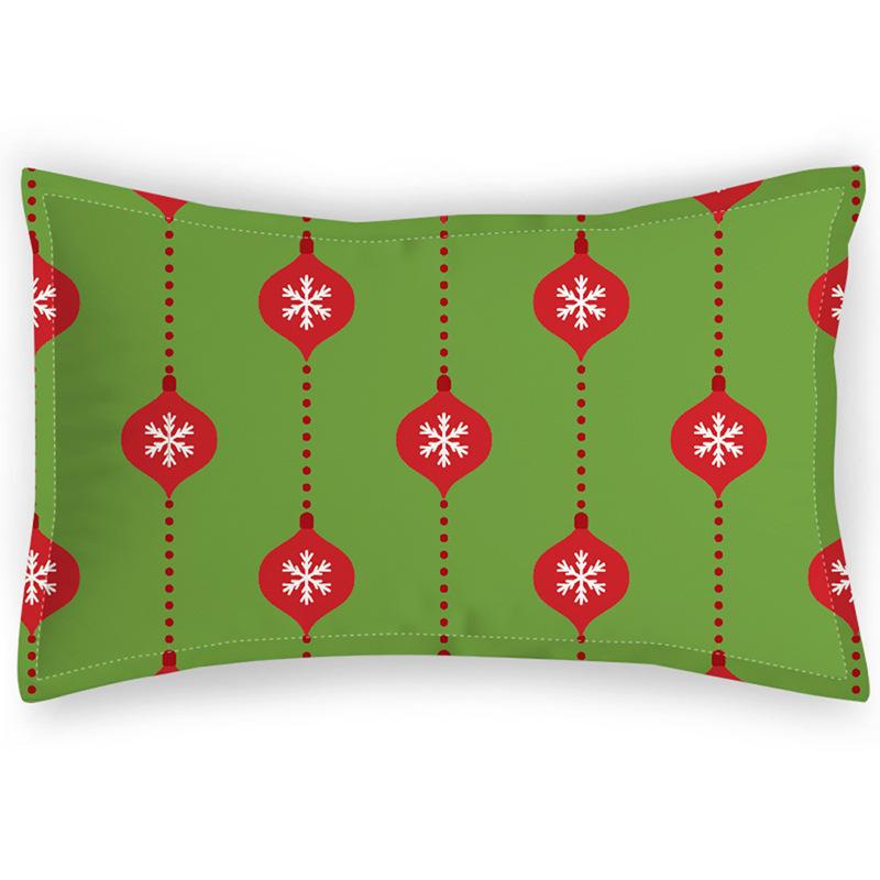 Feiertags-Bedruckter Kissenbezug Weihnachts-Serie Digital Bedruckt Feiertags-Atmosphäre Kinder-Kissenbezug Polyester-Kissenbezug
