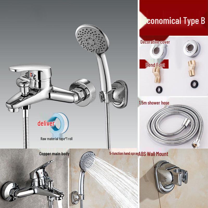 Three-Way Bathroom Hot & Cold Mixer Faucet