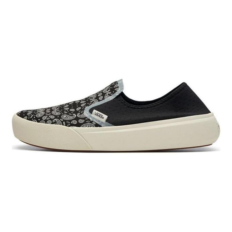 Vans UA ComfyCush One Low Top Casual Skate Shoes Unisex Black Paisley Print VN0A45J51KP 42.5