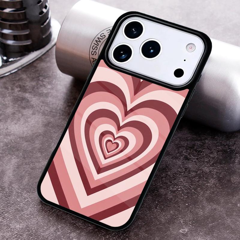 Love Pattern Art Phone Case for iPhone 17 16 15 Pro Max Air 14 13 12 11 Plus Shockproof Capa Cover