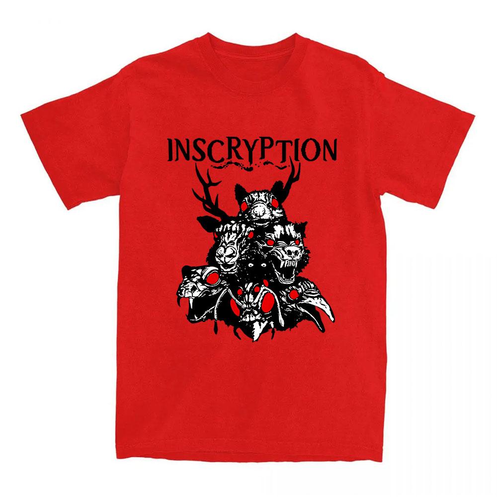 

Totems with Iconic Ness T-Shirt Horror Game Inscryption Printing Tshirts Unisex Streetwear Loose Clothing XXL