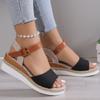 Women's Sandals Peep Toe Summer Sandals With Wedges Heels Sandalias De Mujer  Summer Shoes For Women Heeled Sandals Footwear