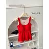 German velvet warm inside and outside wear slim-fit vest women's integrated with chest pad new velvet thickened autumn and winter underwear