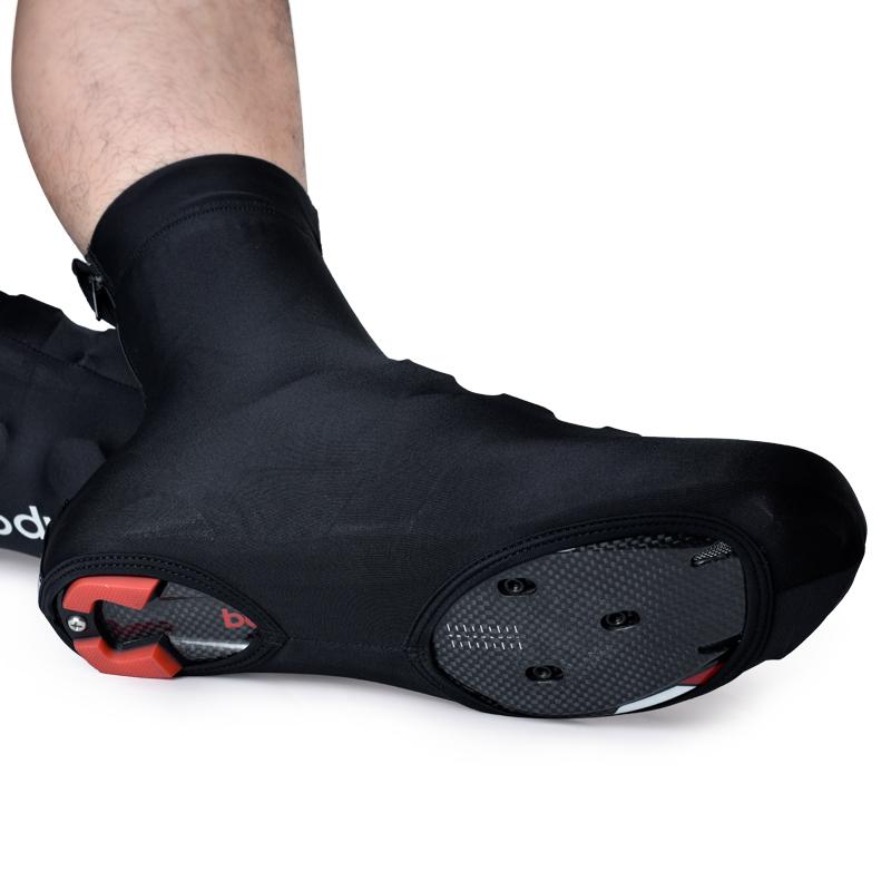 HBG Reflective Strip Cycling Shoe Cover for Men Road Bike Lock Shoe Special Long Tube Dust-proof Bike Shoe Covers 1 Pair