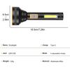 68-35 High Power LED Flashlight Rechargeable Flash Light Portable Bright LED+COB Floodlight Outdoor Camping Fishing Torch Lamp
