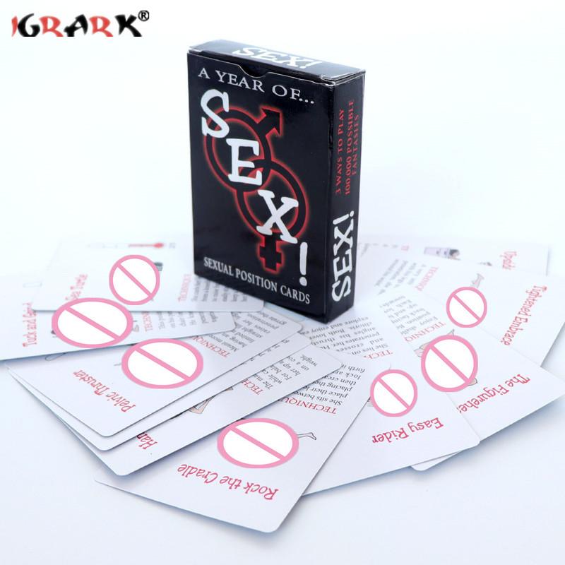 Possible Sexual Positions Playing A Year Of Sex Sexy Paper Cards Sets Adult Games Erotic Sex Toys For Couples Bedroom Commands