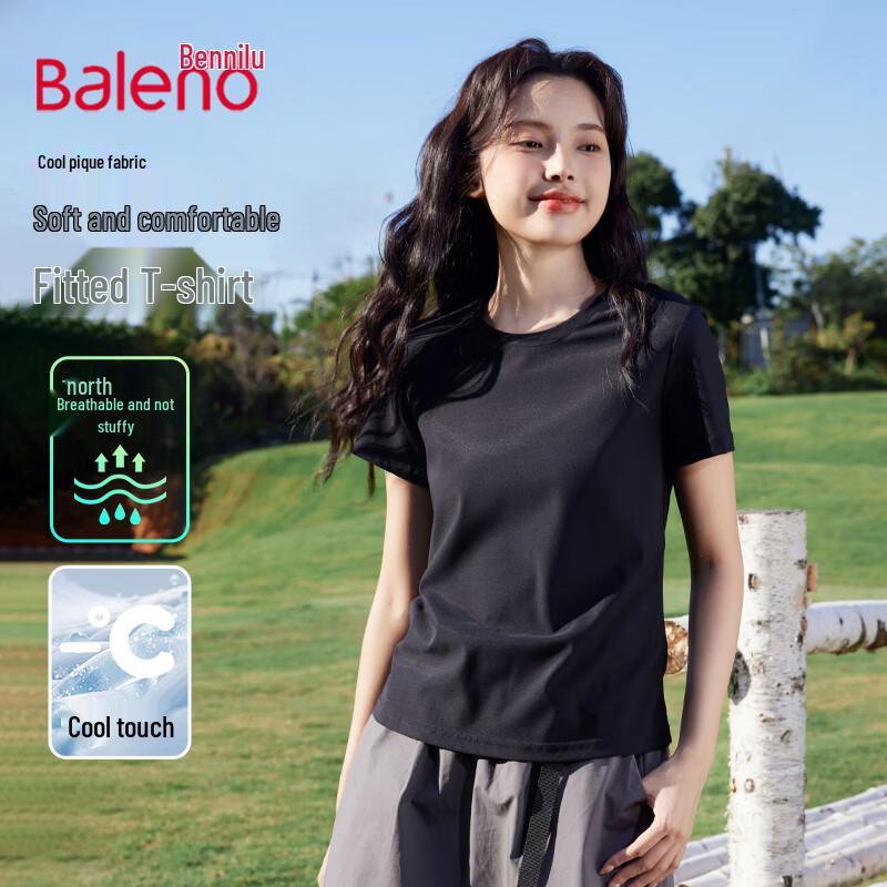 Baleno Women s Ice Silk Cool-Touch Quick-Dry T-Shirt M