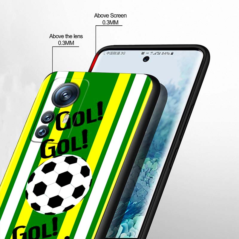 Anime Football Design For Xiaomi Mi 15 14 13 13T 12 12T 12S 11 11i 11T Pro Ultra Lite 5G Black Soft Phone Case
