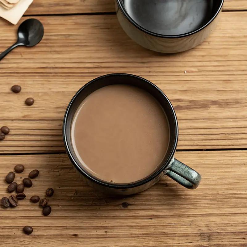 Prémiový pocit změna pece francouzský kávový šálek velký objem retro snídaňový šálek keramický hrnek šálek na vodu ovesná kaše snídaně mléčné šálky