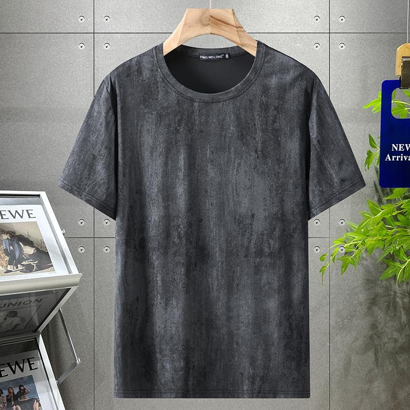 4XL-12XL Nadměrné velikosti Pánská trička Letní Vintage oblečení Módní trička Oversize Tričko s krátkým rukávem