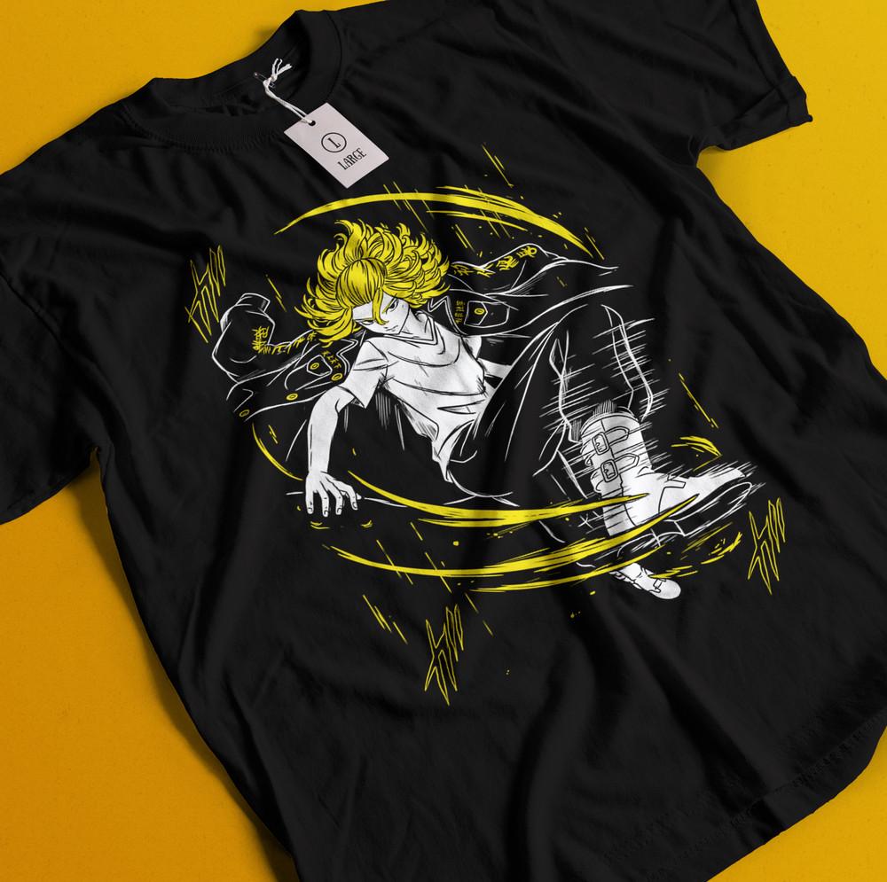 

Футболка Tokyo Revengers Футболка Мандзиро Сано Футболка Такэмичи Ханагаки Футболка Кен Хаккай 3XL