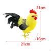 Osterhahn Skulptur Huhn Außenstatuen Kreative Terrassendekoration für Garten