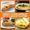 B Omelette Maker Electric, Omelette Cooking Surfaces Nonstick, Pan & Egg Pan, Double Sided Pan