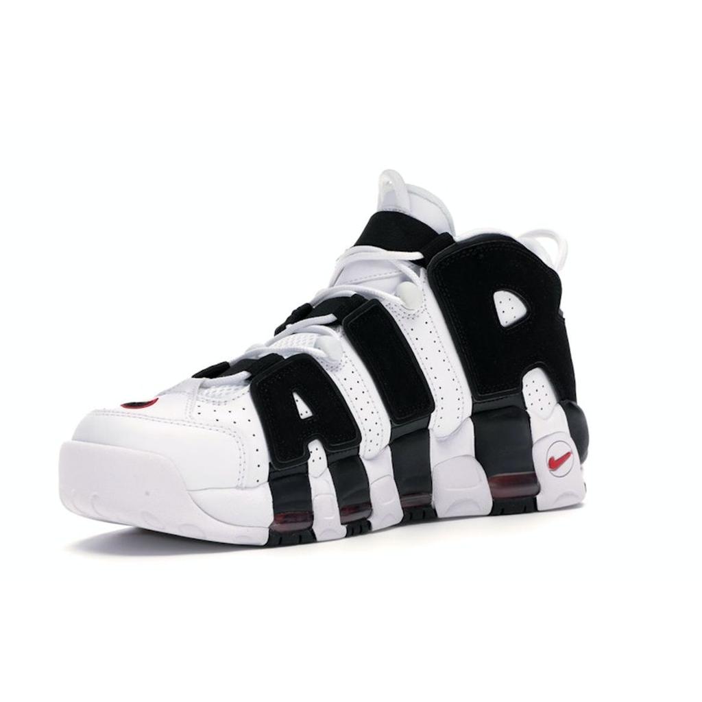 Nike Air More Uptempo Scottie Pippen Unisex Sneakers White Black Varsity-Red 414962-105