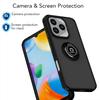 Armor Shockproof Matte Case For Honor 400 Lite 5G Cover Ring Magnetic Stand Holder Back Shell Coque Fundas