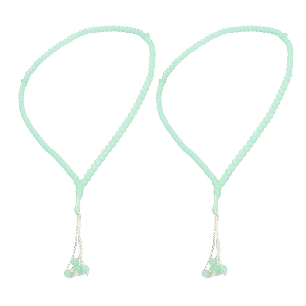 2 Stück Gebetsperlenkette 8mm Durchmesser 99 Perlen Armband zur Hand- und Autodekoration Weihnachtsgeschenk