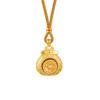 Zirconia Coin Lucky Bag Women's Retro Versatile Jewelry Necklace Pendant