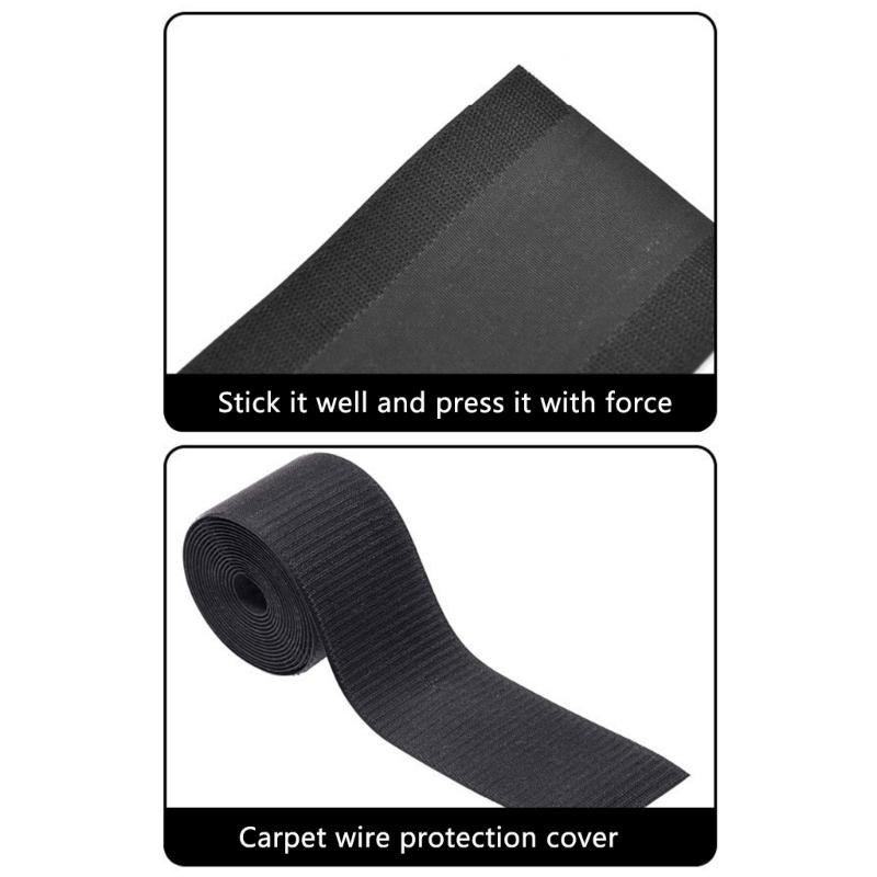 Floor Cable Cover Cords Cable Protector Floor Wire Cover Protector Cable Management Sleeves for Office Carpet or Floor