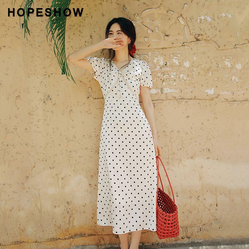 

Red Sleeve Polka Dot Dress 2025 Summer New Women clothes Puff sleeve Lace V-neck Jacquard Satin Skirt Rice bottom black dot 816 S