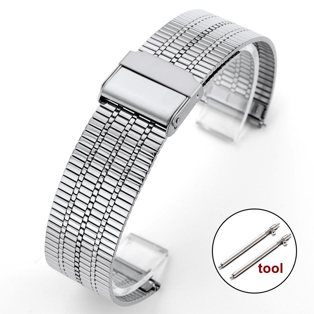 Thin Breathable Watchbands Stainless Steel Watch Bracelet Band Women Men Quick Release 20mm 22mm Strap for Samsung Galaxy Watch