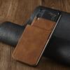 Luxus-Leder-Wallet-Hülle Für Samsung Galaxy Z Flip 6 5 4 3 Cover Kartensteckplatz Halter Business-Handytasche Flip3 flip4 Tasche Funda